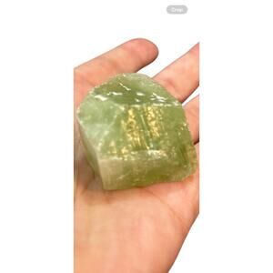 Raw Green Calcite Crystal 54g Natural Healing Stone Chunk